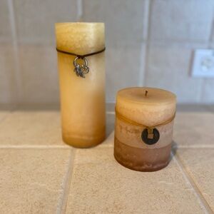 Set of 2 Pillar Candles